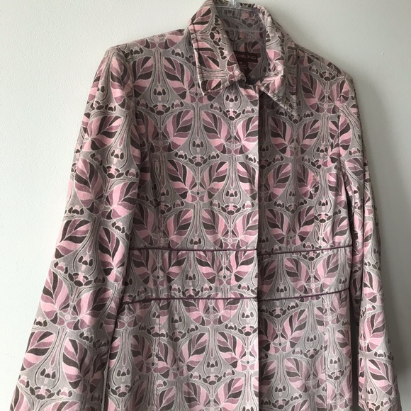 Velvet Retro Style Trench Coat - Picture 3 of 8